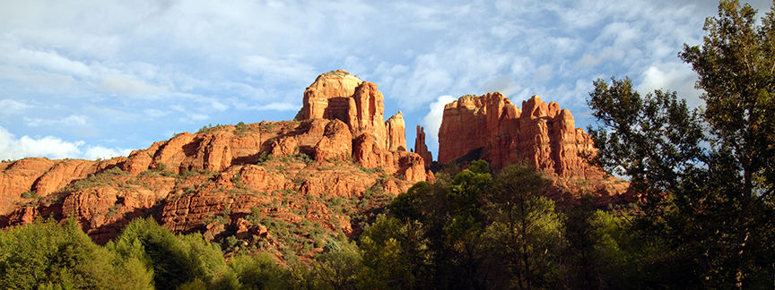 Cathedral Rock at sunset (Sedona, Arizona) — original digital image © Martha Marks, marthamarksphotography.com, all rights reserved